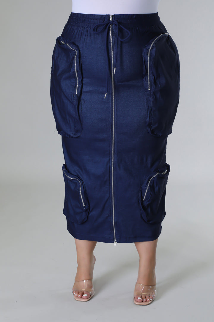【U LAN】Kaeti Incision Denim Skirt Pants Women Stretch Denim 28